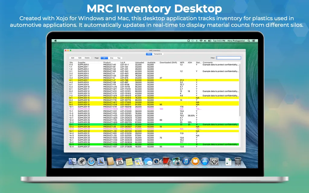 MRC Inventory - Desktop